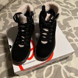 Blondo Melissa Fur Suede Boots